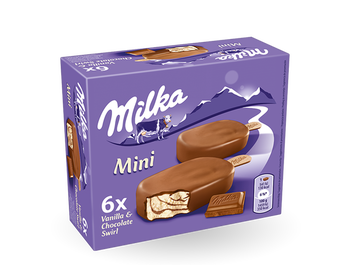 Milka Ice Cream Mini Sticks 6x50ml 